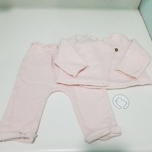Burt's Bees Girls 6-9mo outfit